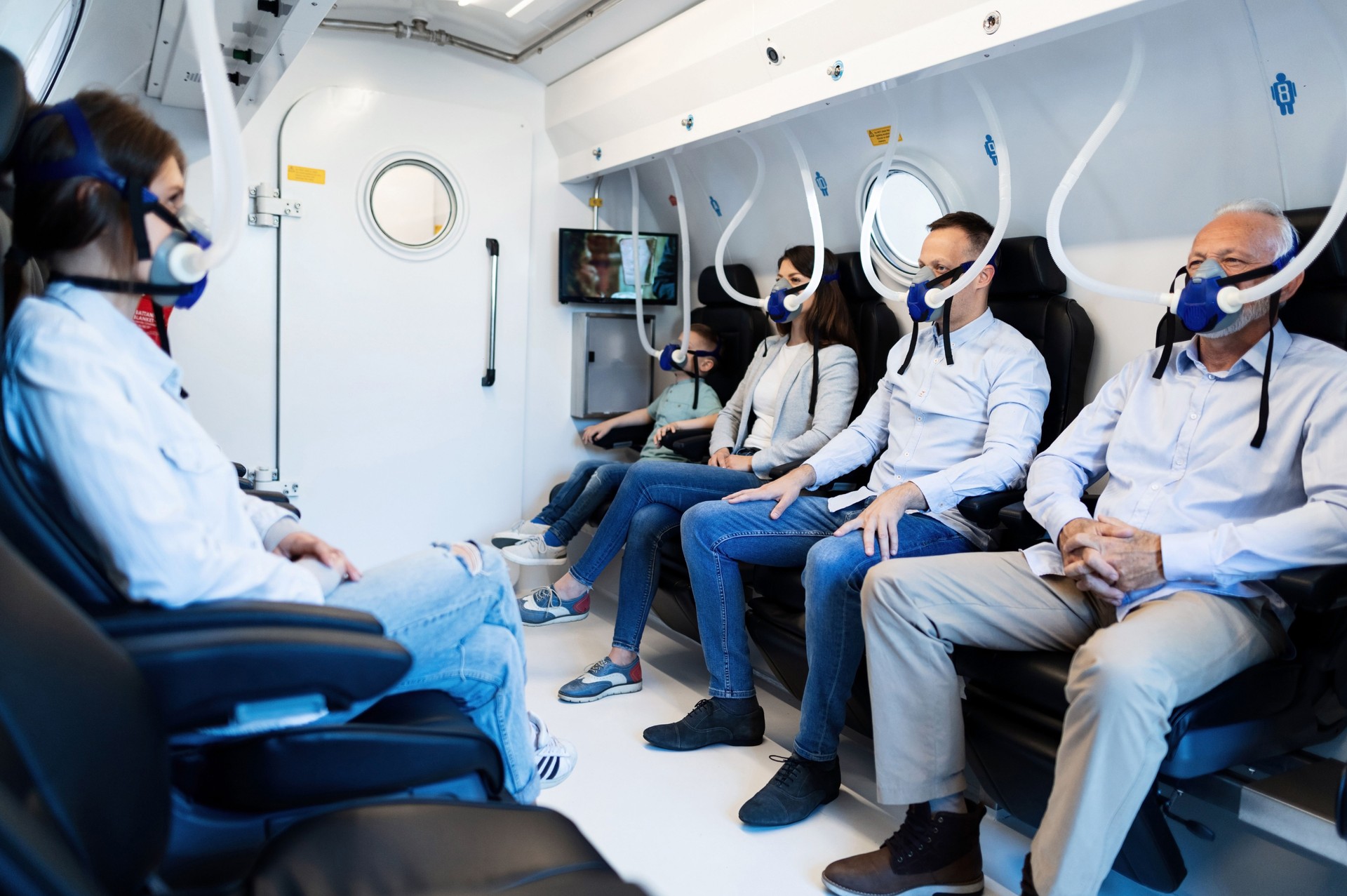 Hyperbaric oxygen therapy at clinic!