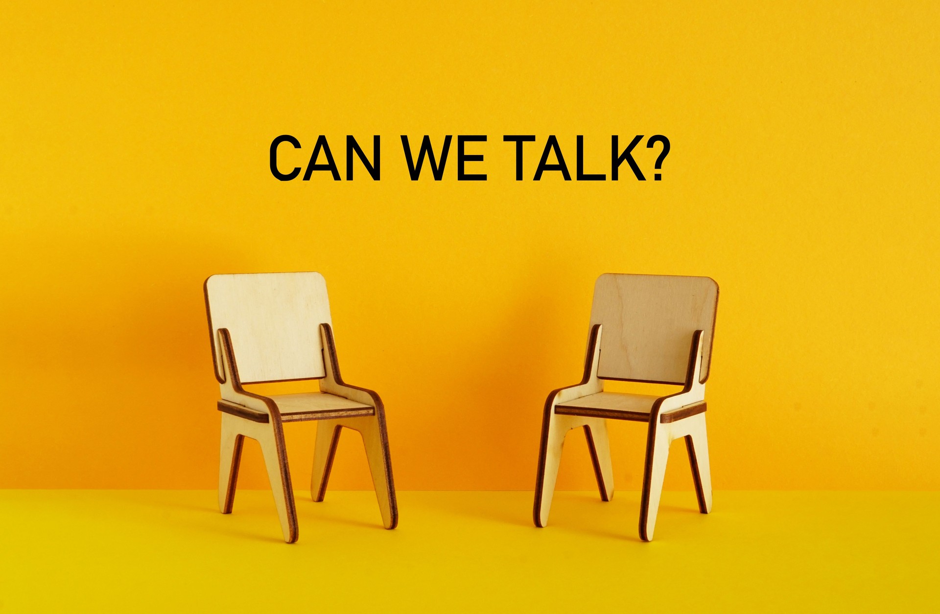 Can We Talk as difficult conversation concept